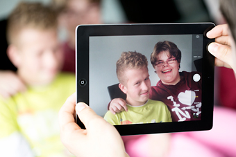 Fotografieren mit einem Tablet-PC