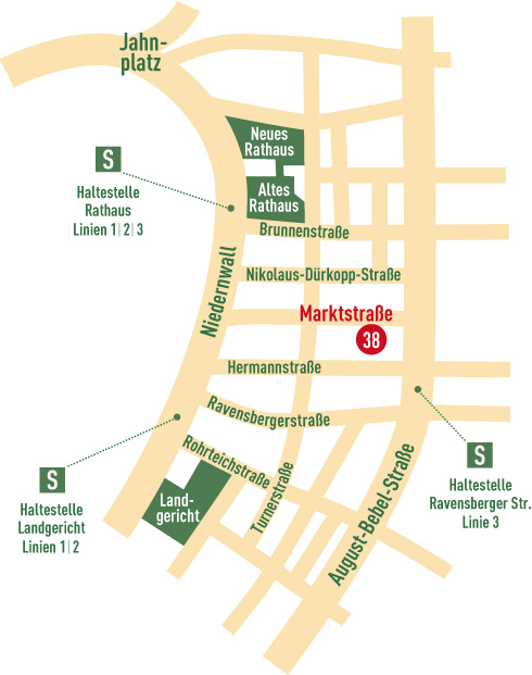 Lageplan EigenSinn Bielefeld